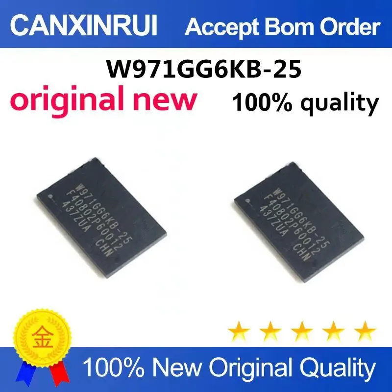 New original W971GG6KB-25 W971GG6JB-18 W971GG6JB-25 DDR2 128MB