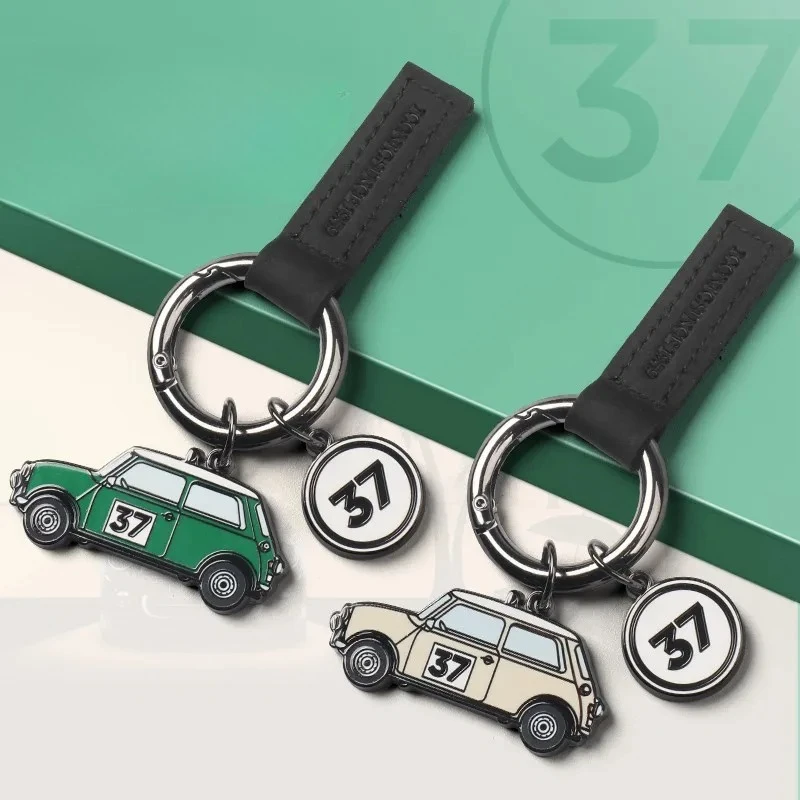 

For Mini Cooper S ONE Clubman Countryman JCW Keychain No.37 Racing Creative Pendant Car Keychain Decoration Accessories