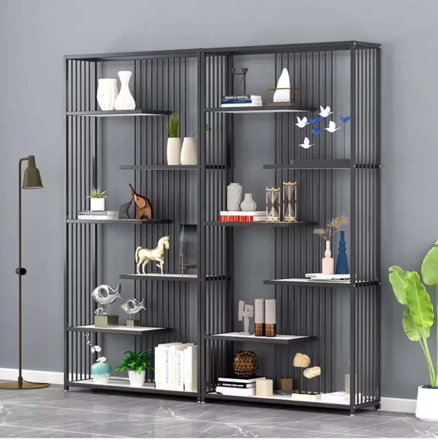 Product display shelf Multi-layer storage shelf floor office sample live display showcase cosmetics shelf