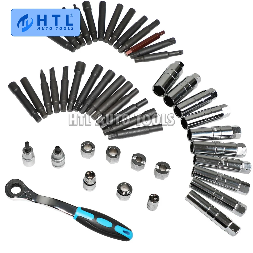 47pc Shock Absorber Tool Kit Suspension Top Mount Strut Nut Removal Tool Set