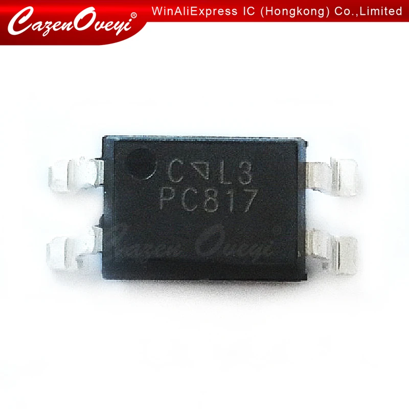 CazenOveyi 100pcs/lot SMD optocoupler EL817C (PC817) EL817S-C SOP-4 In Stock