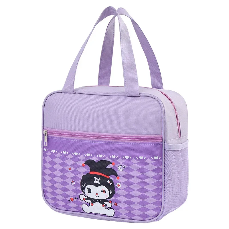 New cartoon  Kuromi cute lunch box bag handbag Outdoor bag