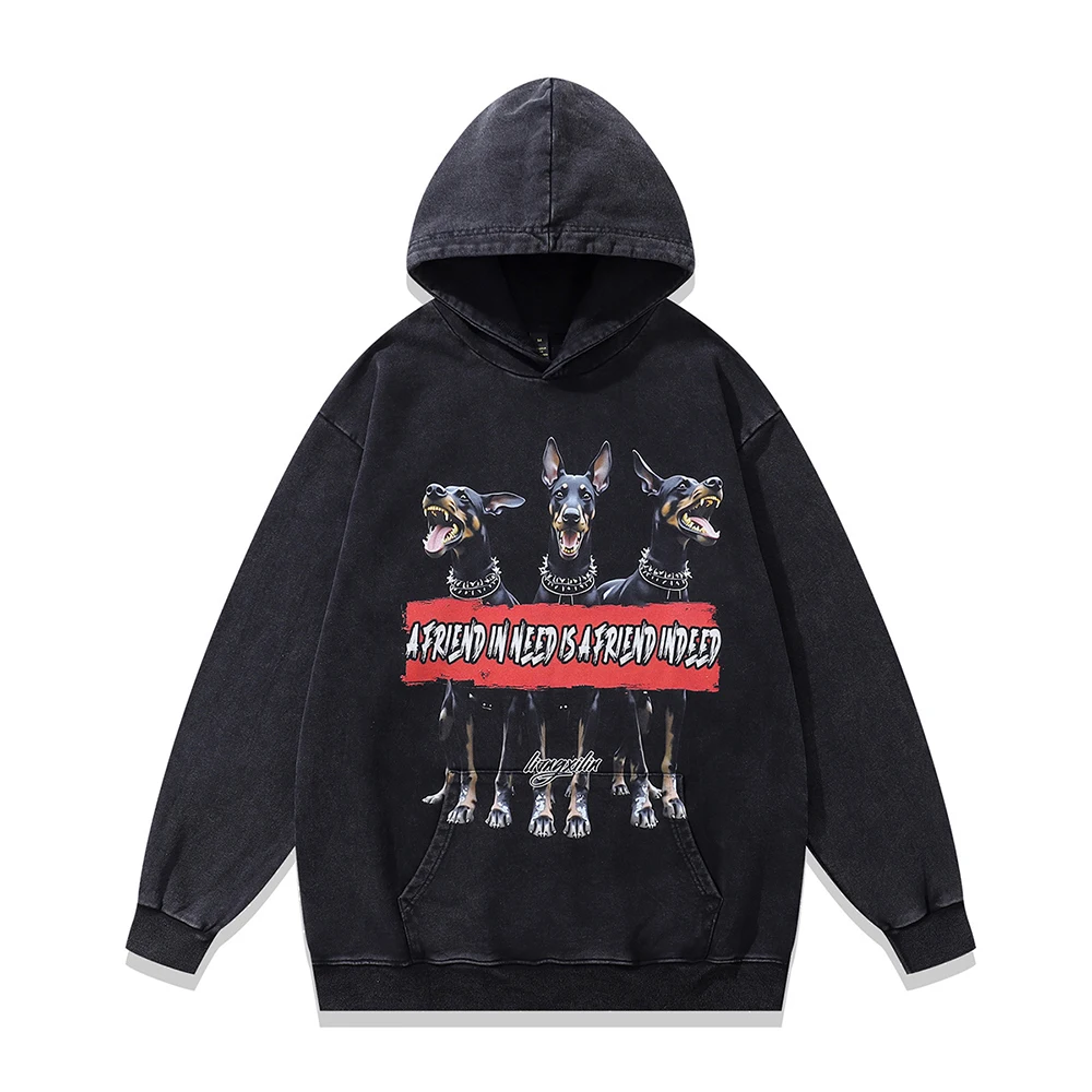 

Мужские толстовки с принтом Berserk Doberman Y2k, большие топы в стиле ретро, уличная одежда в стиле хип-хоп, новые толстовки с капюшоном, зимняя винтажная одежда