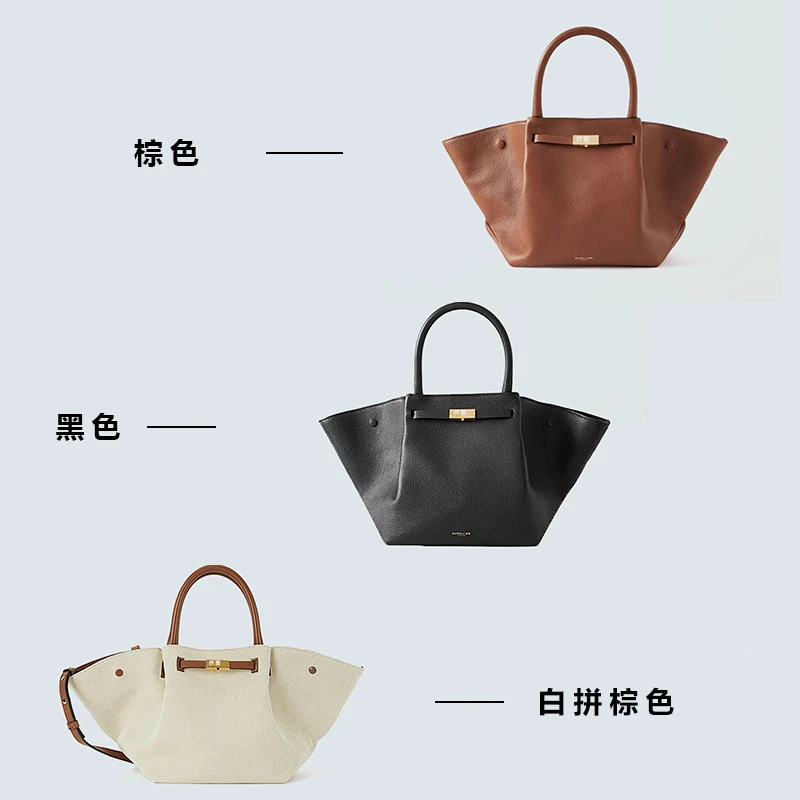 Nuova borsa ad ala Demellier Borsa Jiaozi moda europea e americana Borsa tote portatile di grande capacità Borsa Joker New York