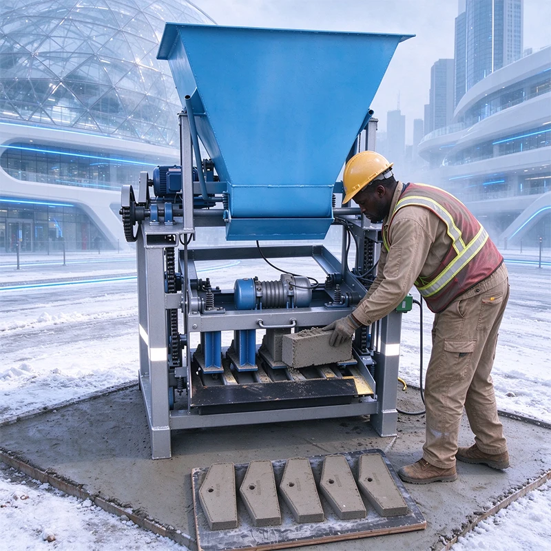 Manual Interlocking Brick Making Machine for Modern Brickworks Serving Housing Developers and Commercial Contractors