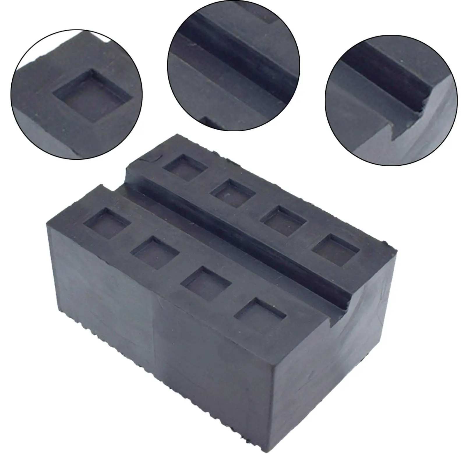 Heavy Duty Rubber Jack Stand Pad Anti Vibration Adapter Car Lift Pad for Vehicle Repair Tools Use