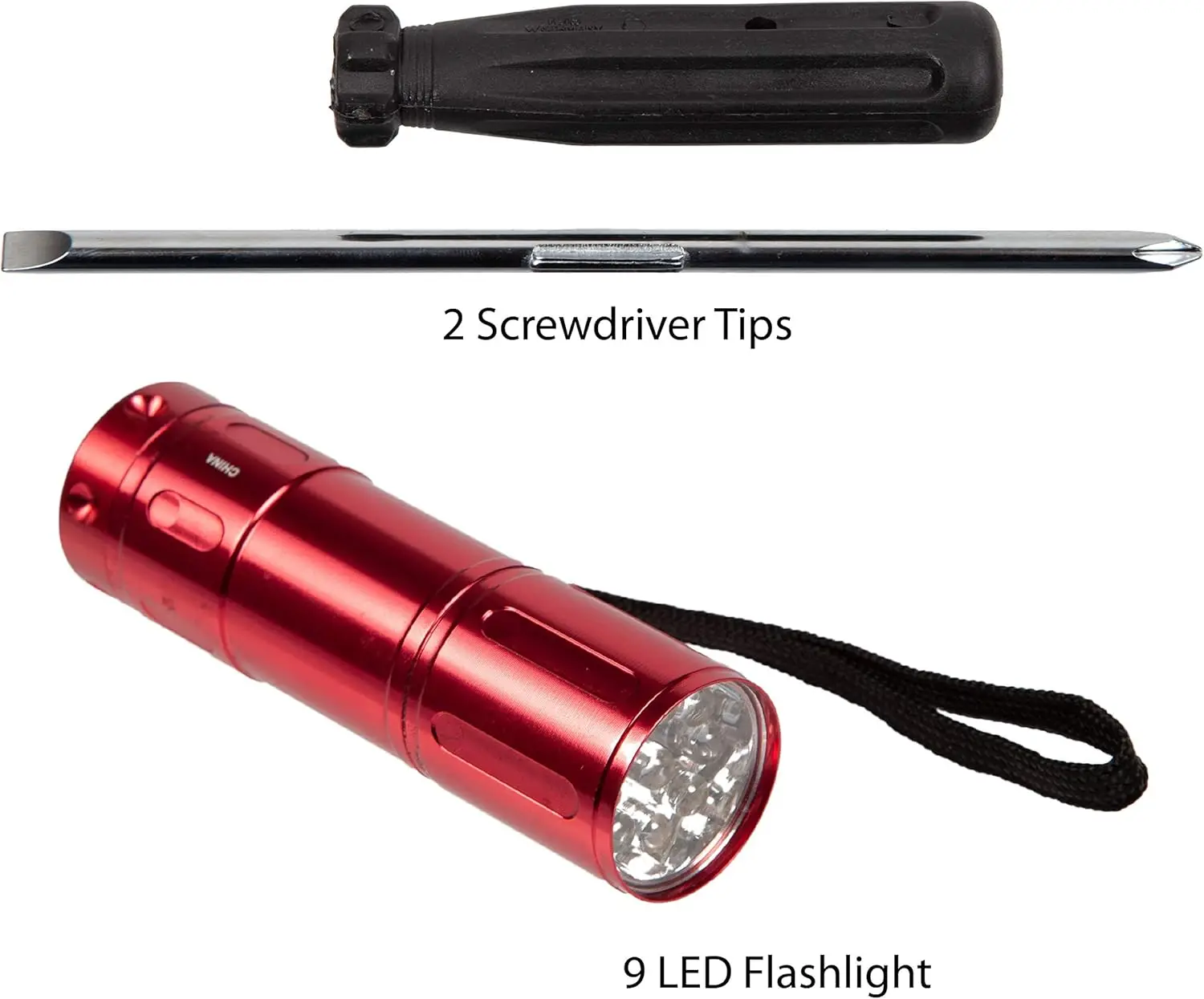 AAA プレミアムロードキット、ジャンパーケーブル、懐中電灯、救急箱付きの42点緊急車載キット、4330AAA、ブラック