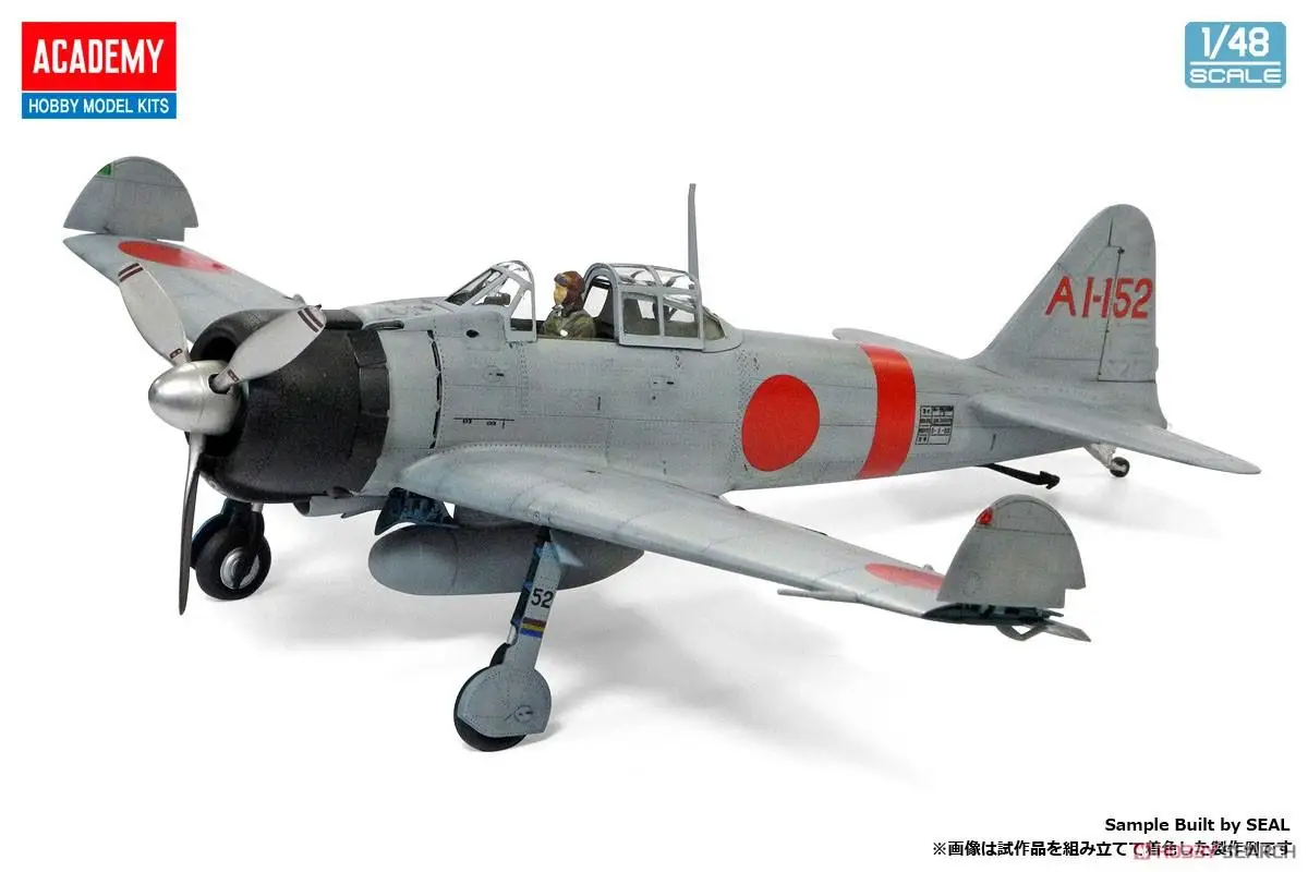 Academy Hobby 12352 1/48 escala A6M2b Zero Fighter modelo 21 'Battle of midway' Kit de modelos