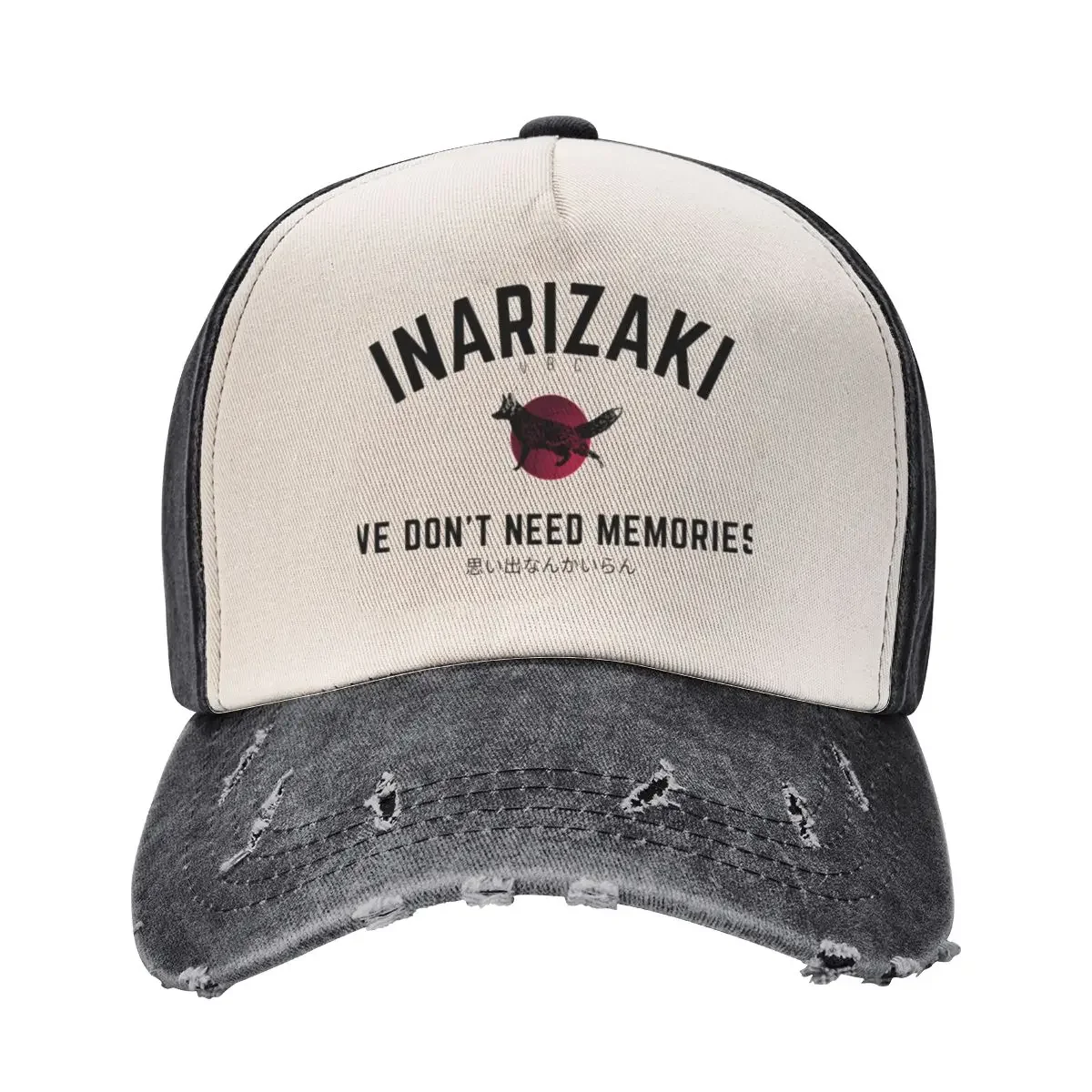 inarizaki vbc 'we don't need memories' Baseball Cap Hat Man Luxury Fishing cap Men's Baseball Women's