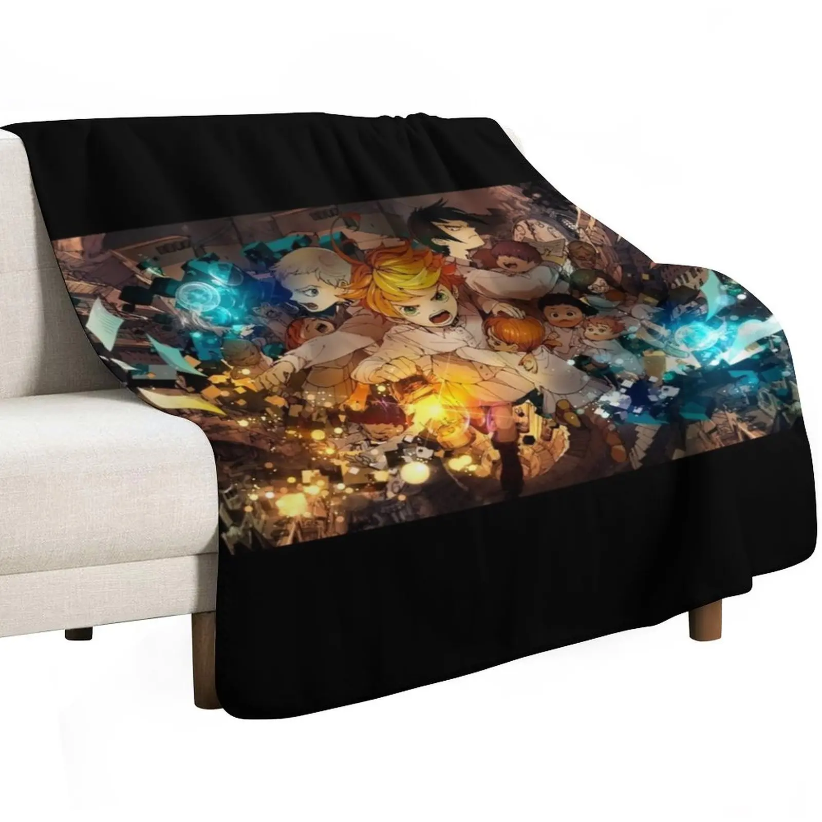 The Promised Neverland Throw Blanket Designers heavy to sleep Custom Fashion Sofas Tourist christmas decoration Blankets