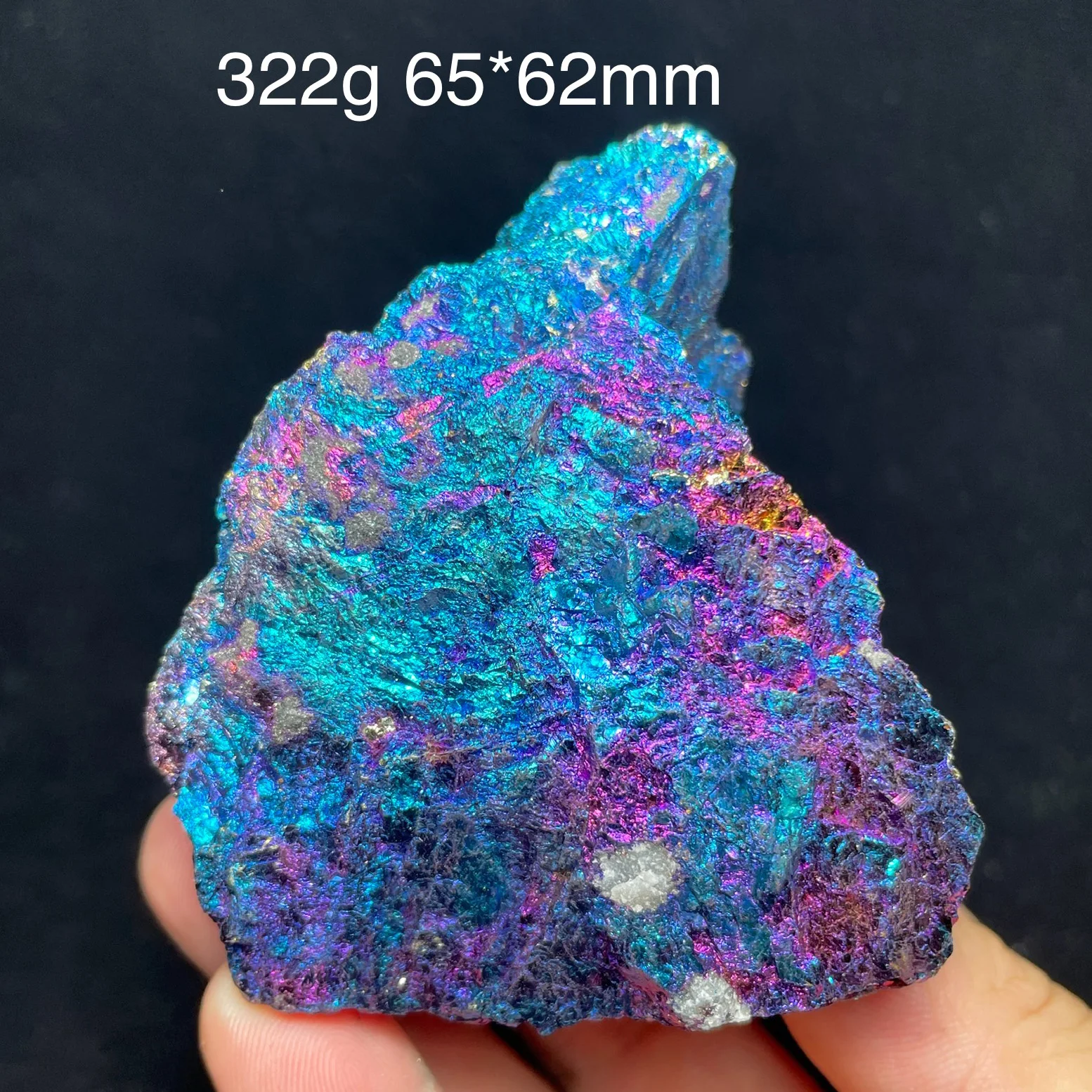 Natural Colorful Copper Ore Bornite Pyrite Mineral Specimen Healing Stone Crystal Quartz Home Decor