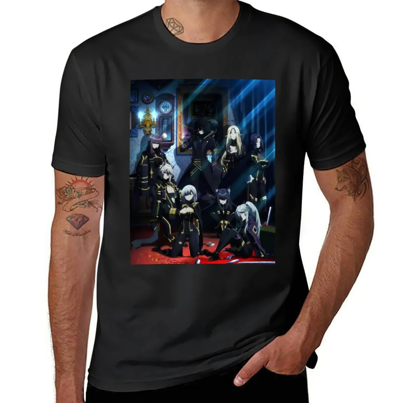 

eminence in shadow anime T-Shirt custom t shirt blacks fitted t shirts for men