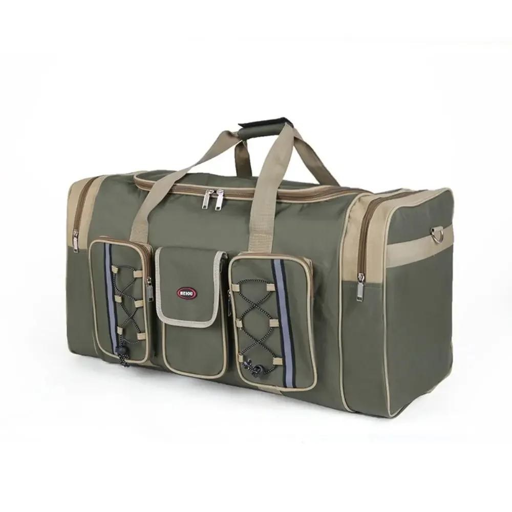 

New Oxford Cloth Travel Duffle Bag - Large Capacity Splashproof Weekend Luggage in Black/Green/Blue 여행 가방