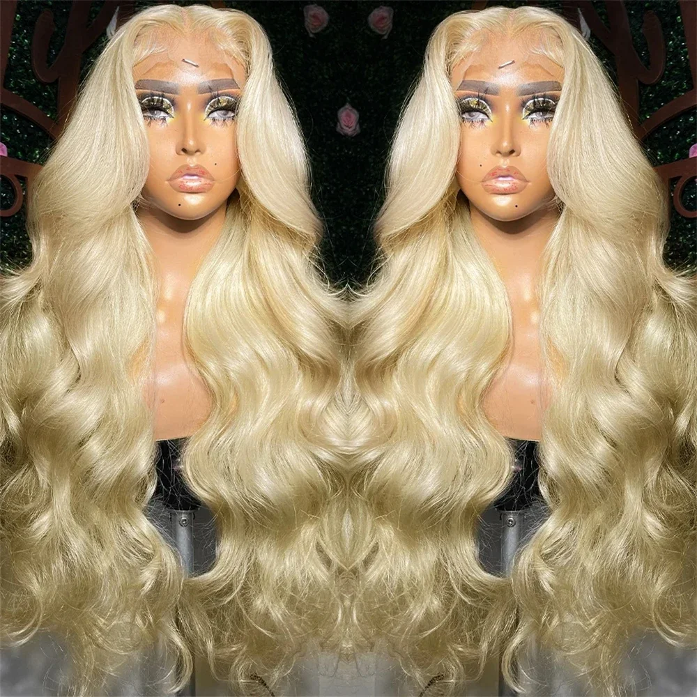 613 honig blonde Körper welle Spitze vorne Echthaar Perücken für Frauen farbig 13x6 Spitze vorne Echthaar Perücke für Frauen