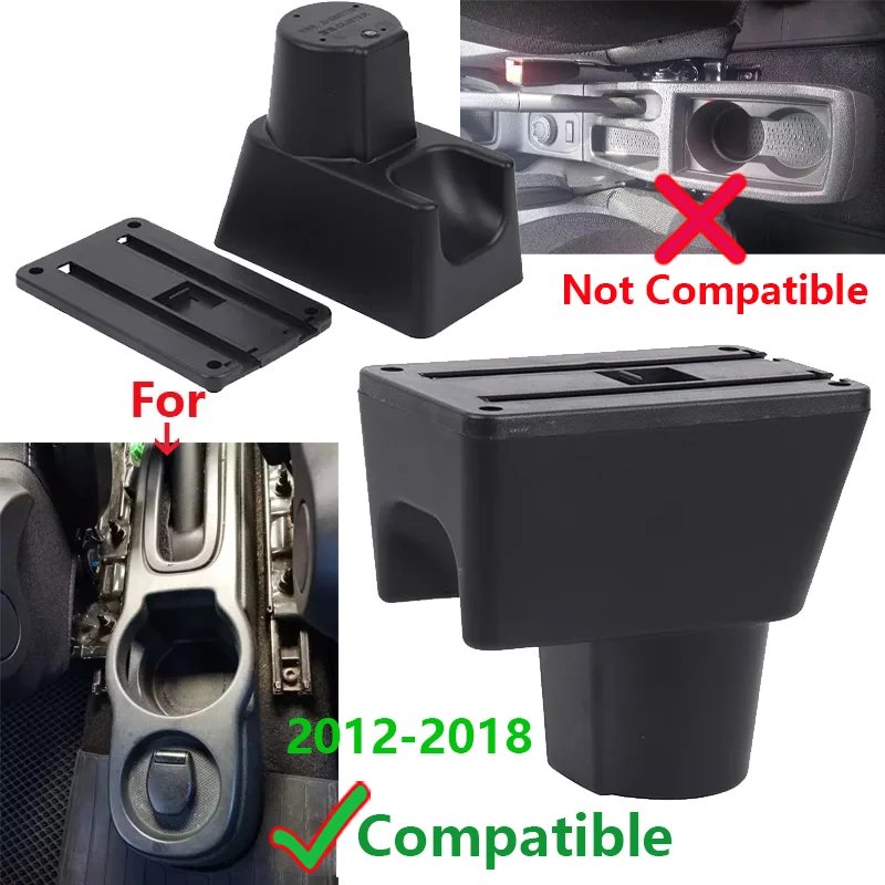 For Renault Duster Armrest For Nissan Terrano 3 Renault Duster Oroc Car Armrest Box 2012-2018 Storage Box parts Car Accessories