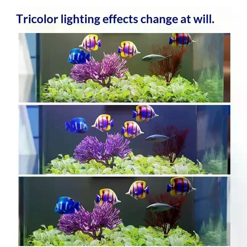 1Pcs LED Aquarium Clip Light With Adjustable Brightness And Color Enhancement For Home Fish Tank Plant Growth