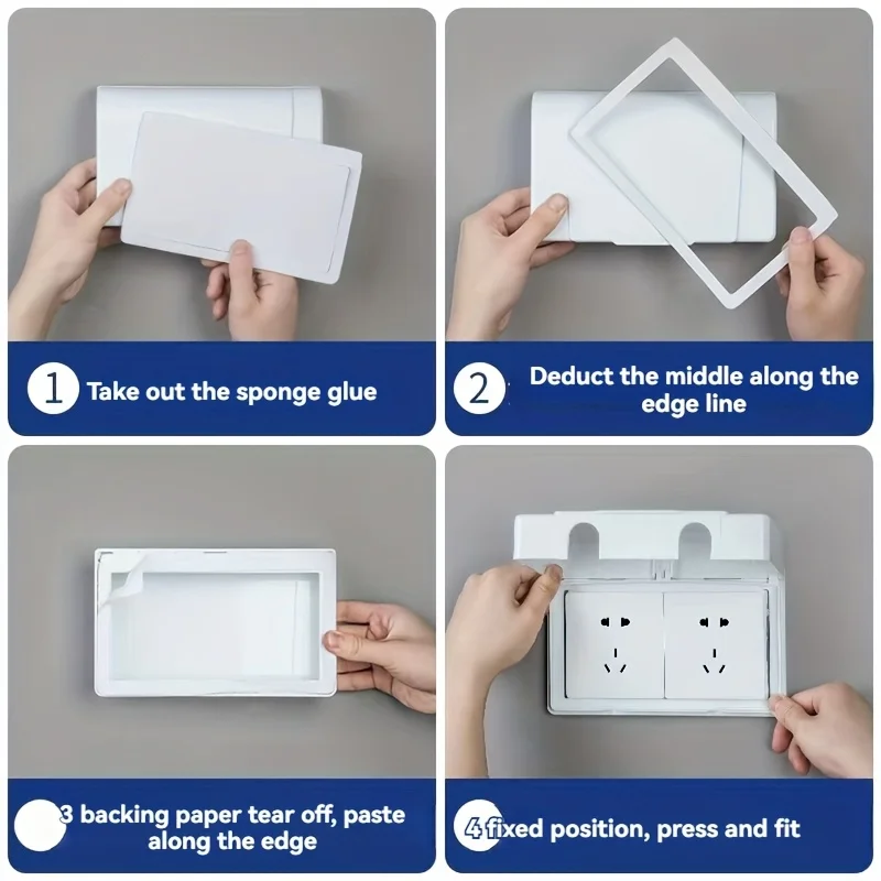 86-type stopcontactschakelaar beschermhoes stopcontact waterdichte doos badkamer stopcontact cover spatwaterdichte beschermdoos