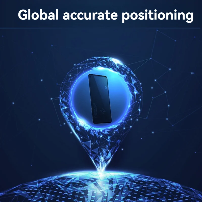 ABKI-3Pcs 스마트 지갑 트래커 카드 무선 충전 GPS 위치 추적기 (아이폰 기기용, 에어태그 찾기 기능 포함)