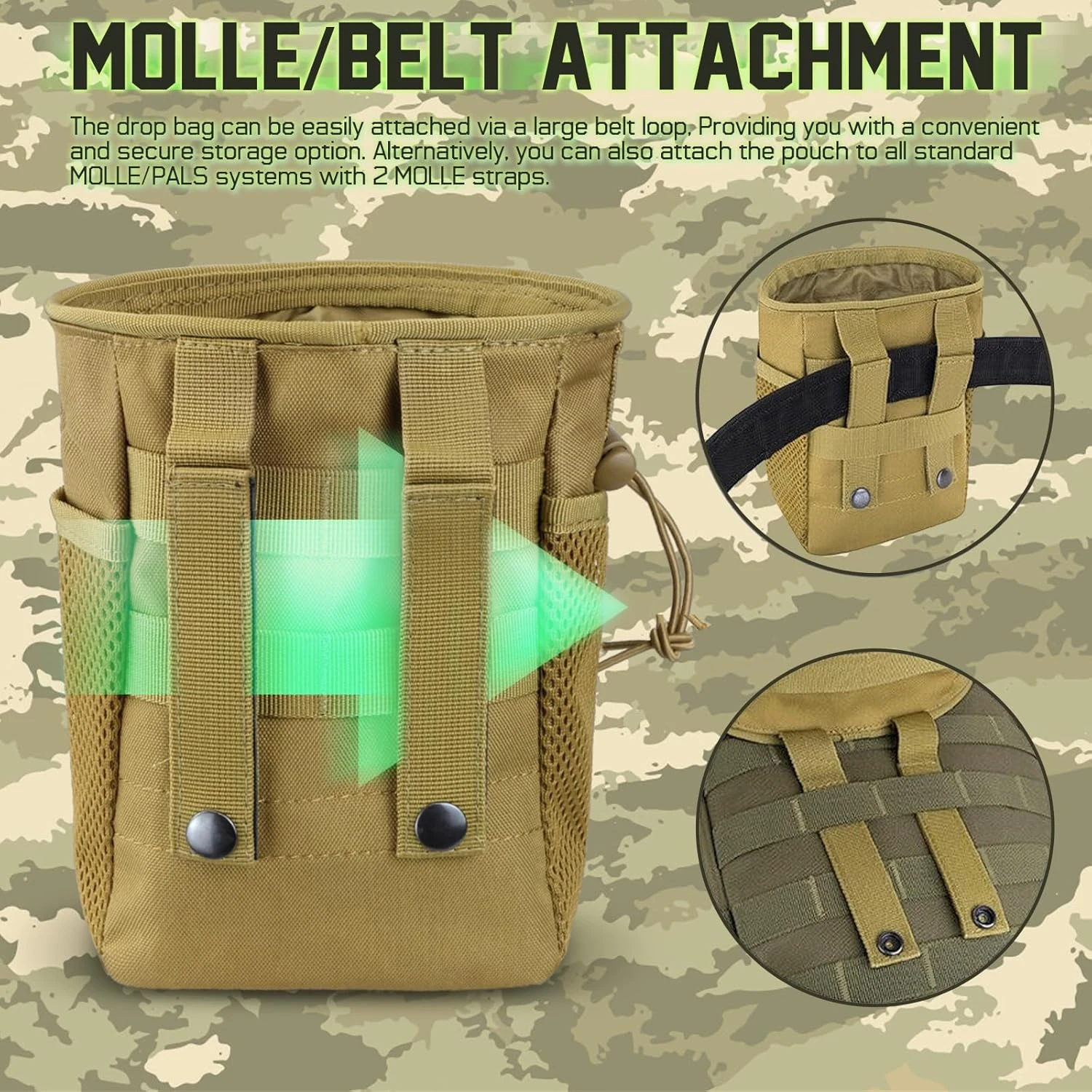 3-5L Tas Pinggang Molle Nylon - Outdoor Hunting Belt ulasan dan harga