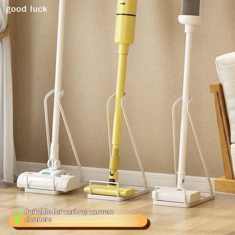 AnswerUniversal Vacuum Cleaner Rack Dust Collector Metal Storage Shelf Simple Style Vertical Holder For Household