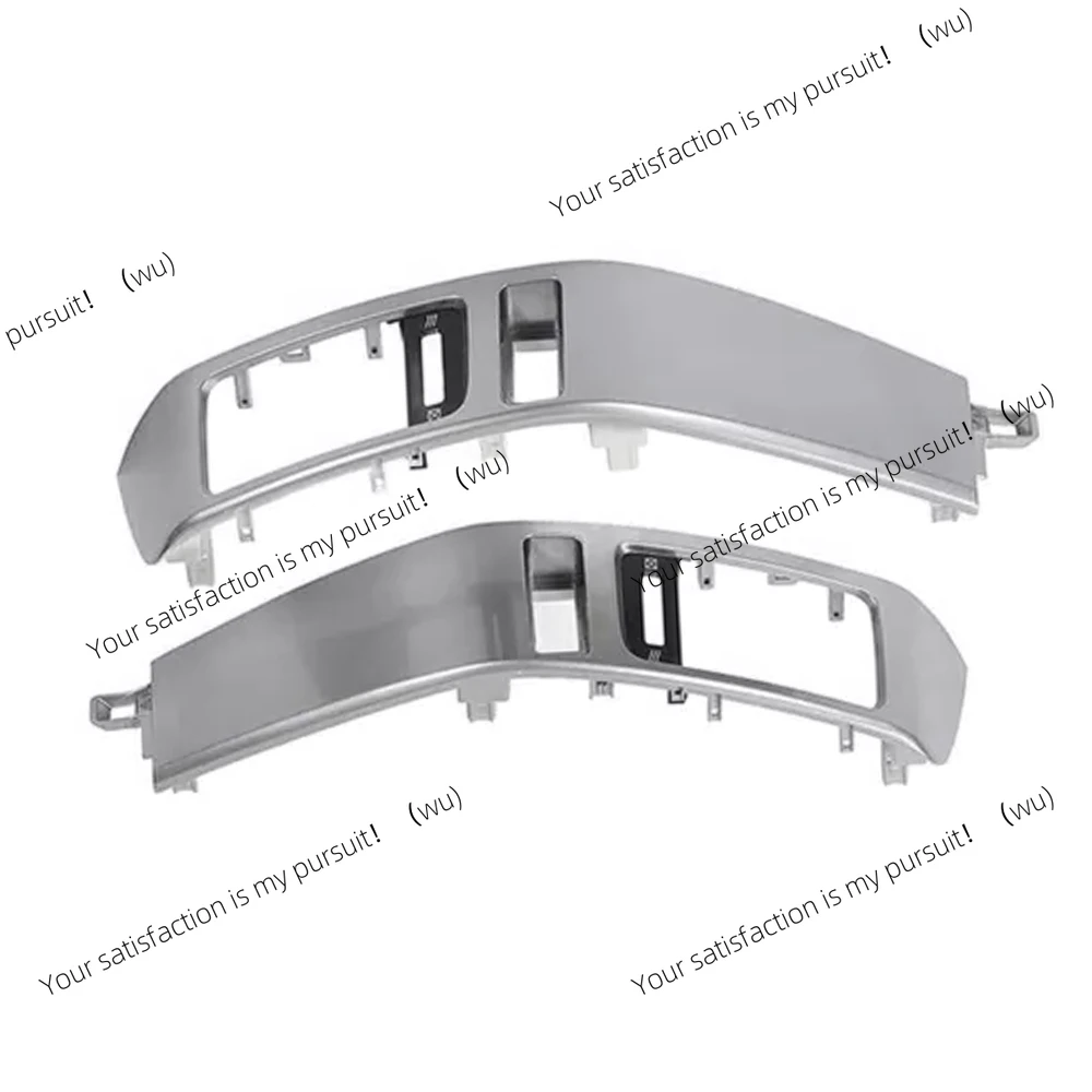 2pcs Silver Car Air Conditioner Outlet Frame A/C Vents Plate Panel for Toyota Land Cruiser Prado 120 2003 2004 2005 2006-2009