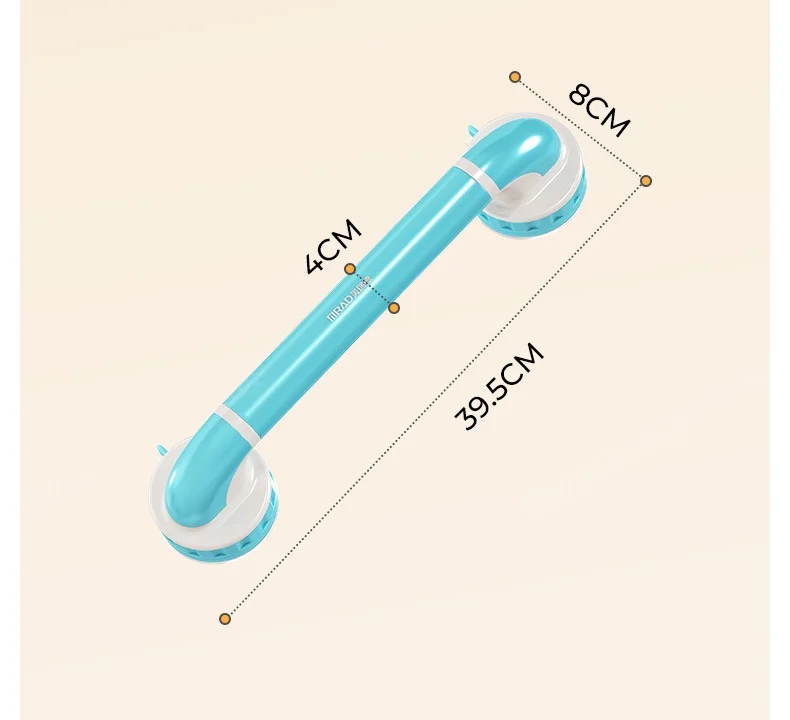 New Upgraded Suction Cup Handrail - Thickened Baby Bath Handle for Secure Standing & Anti-Fall Grip