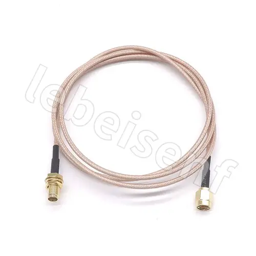 Imagen 2 del producto Cable de extensión de antena SMA-JK SMA macho a hembra tornillo interior agujero interior a tornillo exterior aguja interior cable adaptador RG316 1