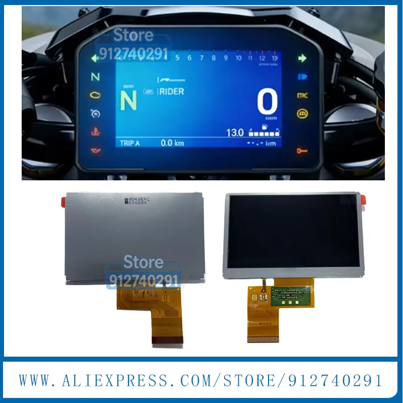 LCD Display Screen For Kawasaki Z900 Z650 Ninja650 Z1000SX ZH2 ZX10R ZX4R 2020-2023 For Motorcycle Meter Speedometer Instrument