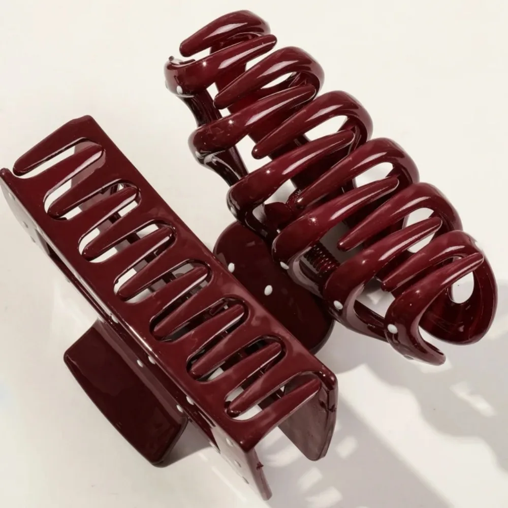 الخريف الشتاء الأحمر البولكا نقطة القوس القرش كليب الفرنسية مشبك شعر مقاطع أناقة إكسسوارات الشعر للنساء الفتيات هدية عيد