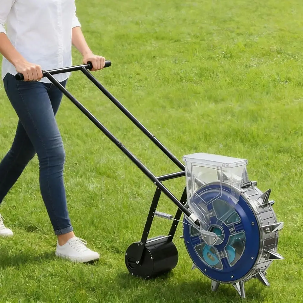 

Ручная посевательная машина для посадки сои, арахиса, кукурузы, хлопка и сои с 7 отверстиями с регулируемым интервалом и аппликацией удобрений.