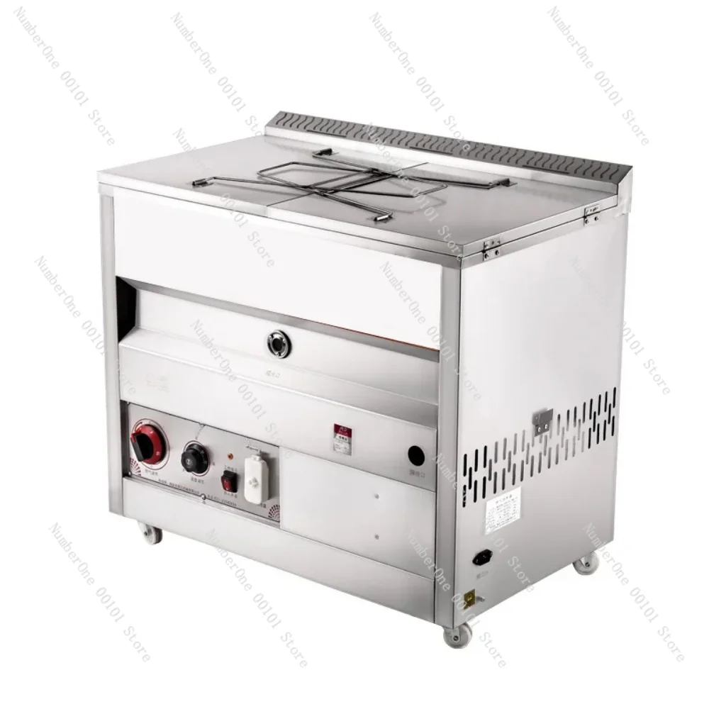 

25L Lquefied Gas Fryer Commercial Stall Gas Temperature control type deep-fried fryer machine fried chicken row liquefied gas