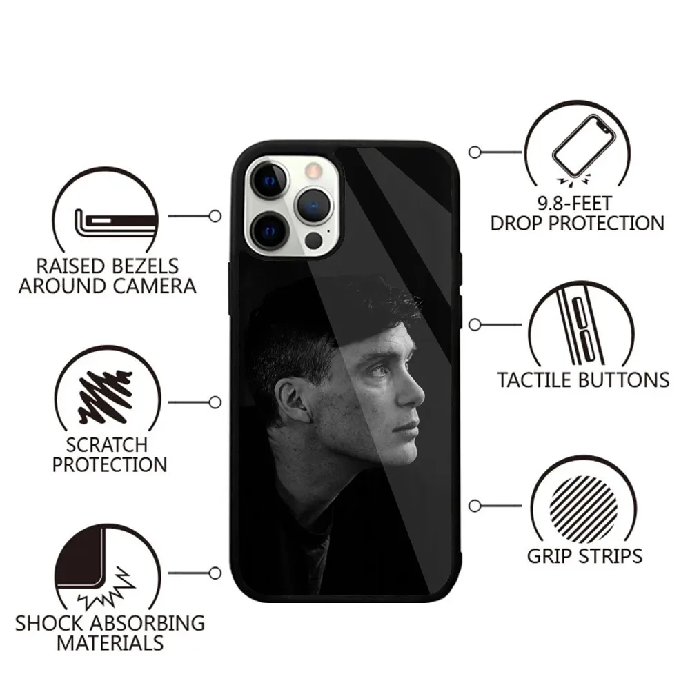 Movie P-Peaky B-Blinders Phone Case Strong Magnetic For IPhone 16,15,14,13,Pro,Max,Plus,11,12,Mini For Magsafe Wireless Charging