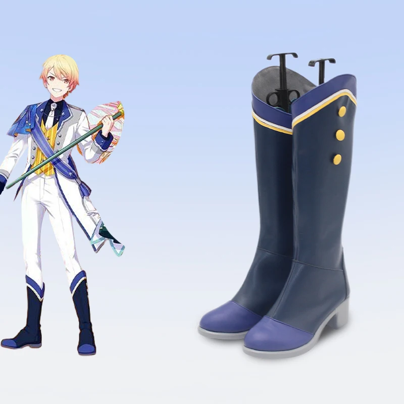 Game Project Sekai Colorful Stage Feat Cosplay Tenma Tsukasa Shoes PJSK Wonderlands×Showtime Uniform Boots For Halloween Party