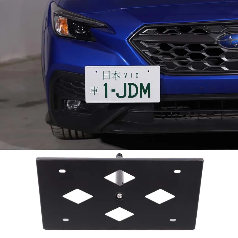

For Subaru WRX 2022-2025 Car 32.9cmX16.5cm License Plate Bracket Front Side License Plate Mount Frame Car Accessories