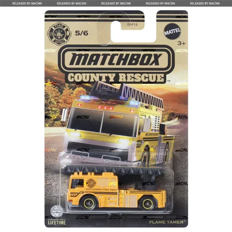 Original Mattel Matchbox GGF12 Car 1/64 Diecast County Rescue Chevy Caprice Buick Vehicle Model Toys for Collector Birthday Gift