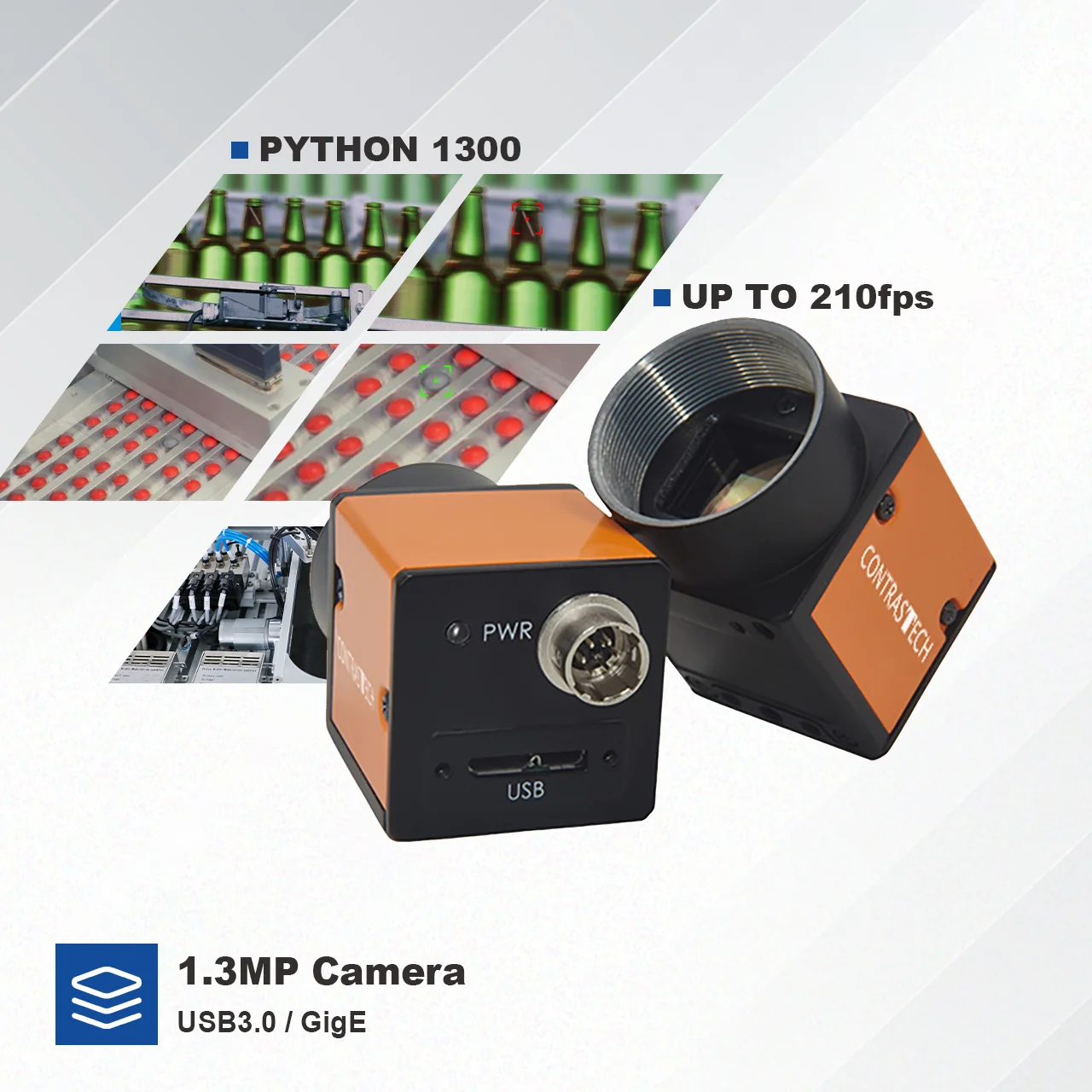 2026Support Matlab USB3 Vision 1280 X 1024 PYTHON 1300 High Speed USB Camera for Industrial Part Imaging