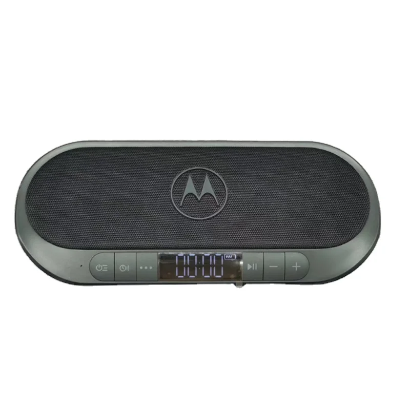 

2023 New Motorola Bluetooth Speaker Home Bedside Alarms Clock Supports Wireless Charging of Mobile Phones with Mini Sound System