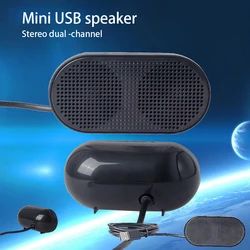 Universal Portable Mini Speaker Laptop Wired Speaker Computer USB Soundbox Music Playing Device Home Office Computers Accessory