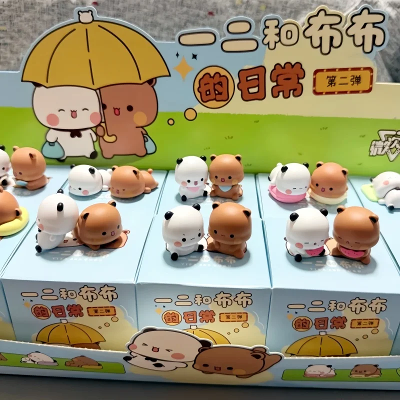 

Original Panda Bubu And Yier Daily Life Series Blind Box 2.0 Cute Cartoon Panda Bubu Dudu Bear Doll Blind Box Gift Toys