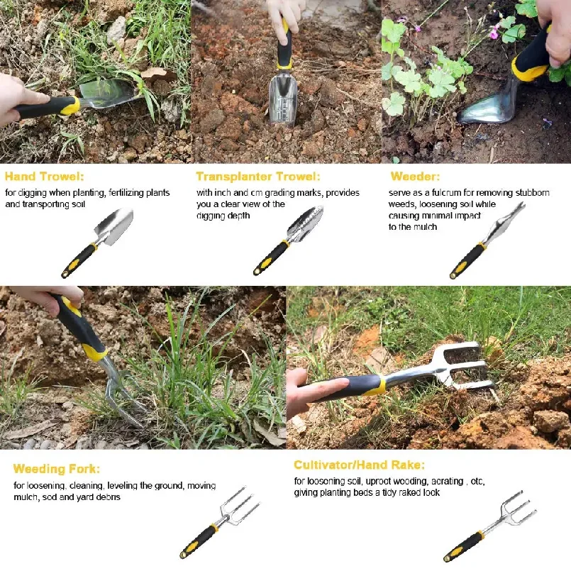 Conjunto de Ferramentas de Jar - Gardening Tools Rake avaliação e preço