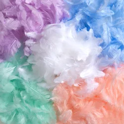 35-70cm Colorful Feathers 3-5-inch Craft Feathers Wedding Family Party Decorations Dream Catcher Supplies Natural Feather 100pcs