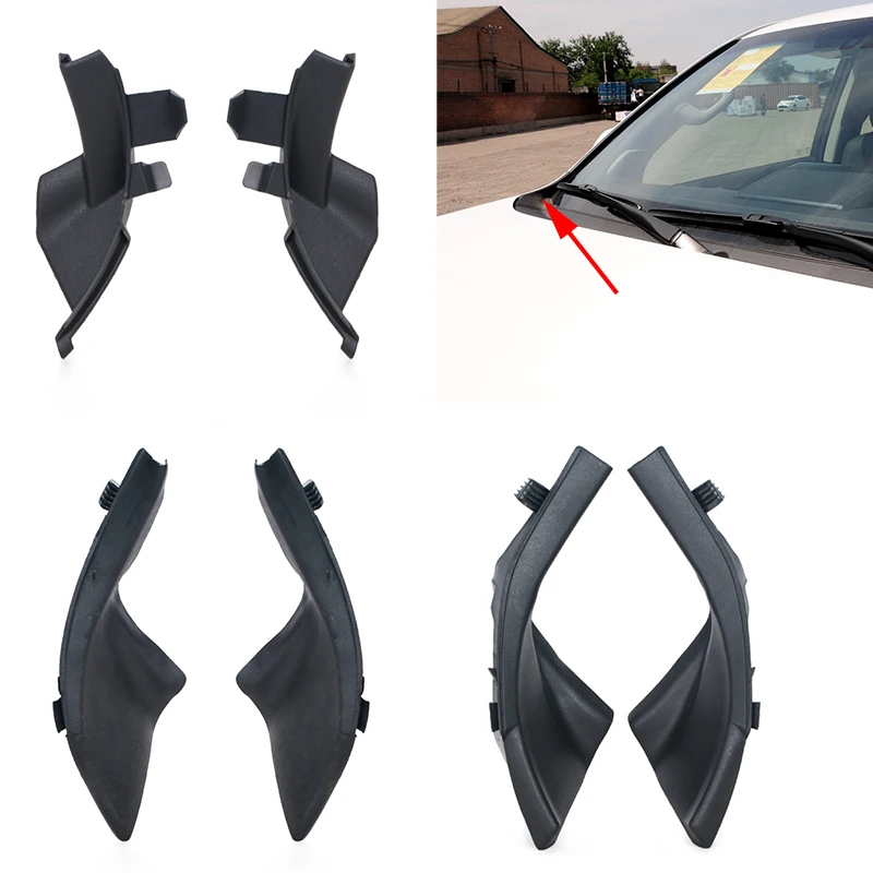 For Toyota Land Cruiser Prado LC120 LC150 2003-2020 Car Front Windshield Wrap Corner Trim Wiper Side Trim Cover Lid