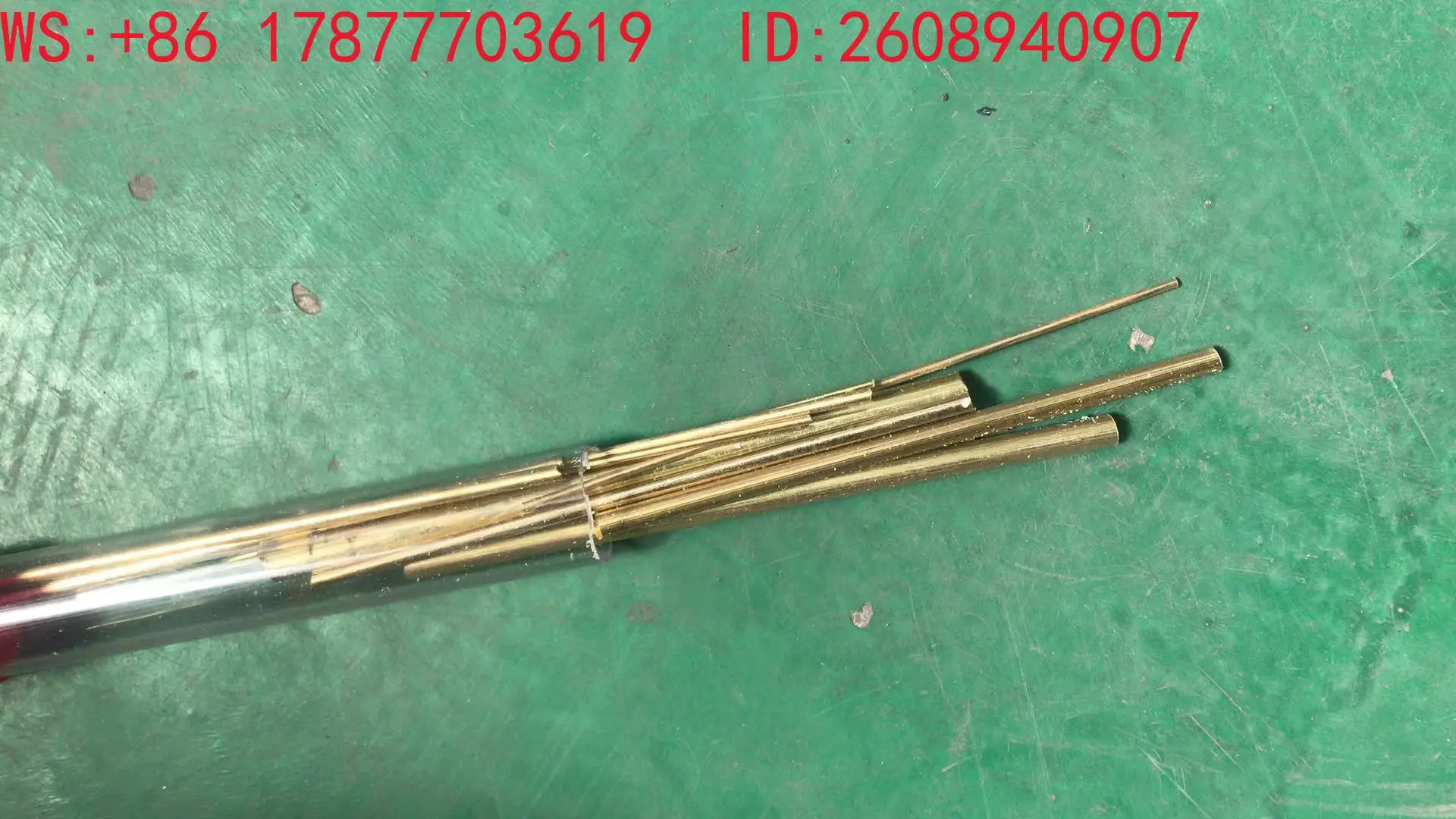 (10 piece) High frequency electric discharge drilling machine copper tube with a diameter of 4 * 100mm (solid X10)