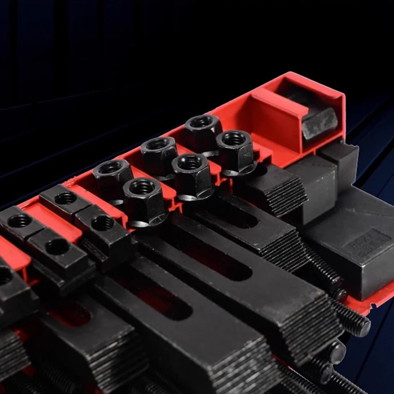 Imagem -06 - Fresadora Placa de Pressão Universal Clamp Combinação Platen Mold Peças Ferro Código do Grupo M10 M12 58 Pcs por Conjunto