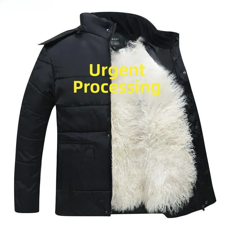 

Новая длинная белая хлопковая куртка Thiened, мужская теплая куртка среднего возраста и ly Sle, осенне-зимняя шуба, ветровка, хлопковая одежда