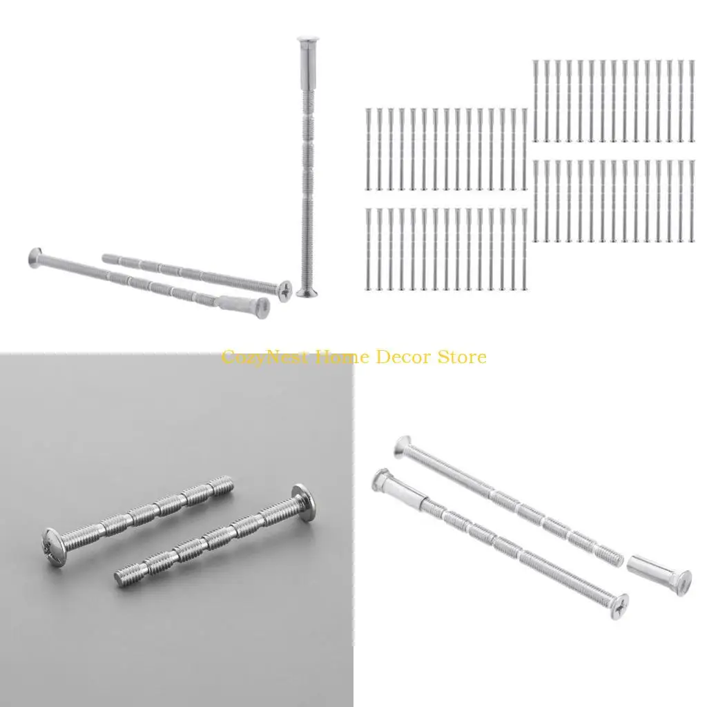 

92MF -никелированная дверная ручка винты и рукава прочные и универсальные дверные ручки, фиксирующие винты и рукава 60 шт.