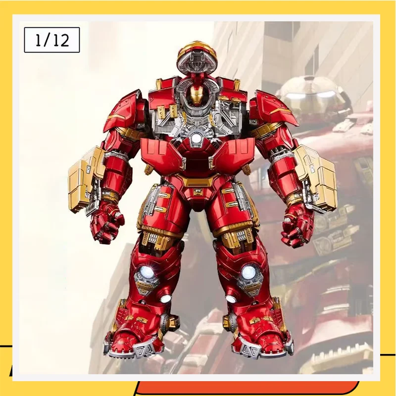 

2025 Comic Marvel 29cm Alloy Anti Hulk Armor Cs 1/12 Iron Man Mk44 Mech Handheld Model Toy Festival Gift