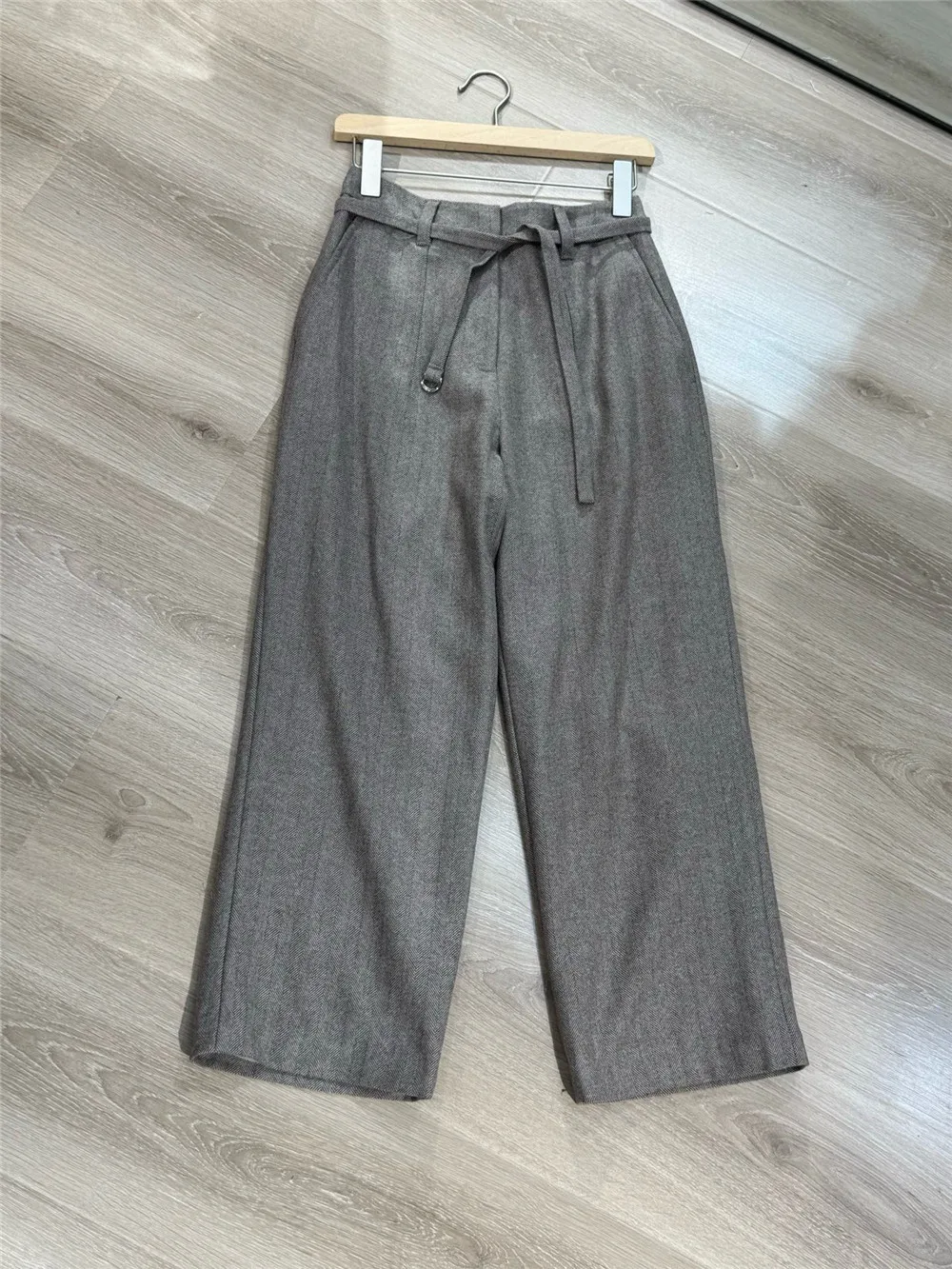 25 الخريف/الشتاء جديد المرأة مزدوجة الصدر 100% الصوف دعوى سترة + نصف تنورة + السراويل الطويلة ثلاث قطع مجموعة