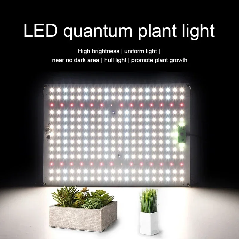 Diodos de luz LED para cultivo, iluminación de espectro completo regulable de 150W para plantas de interior en invernadero, penetración más profunda