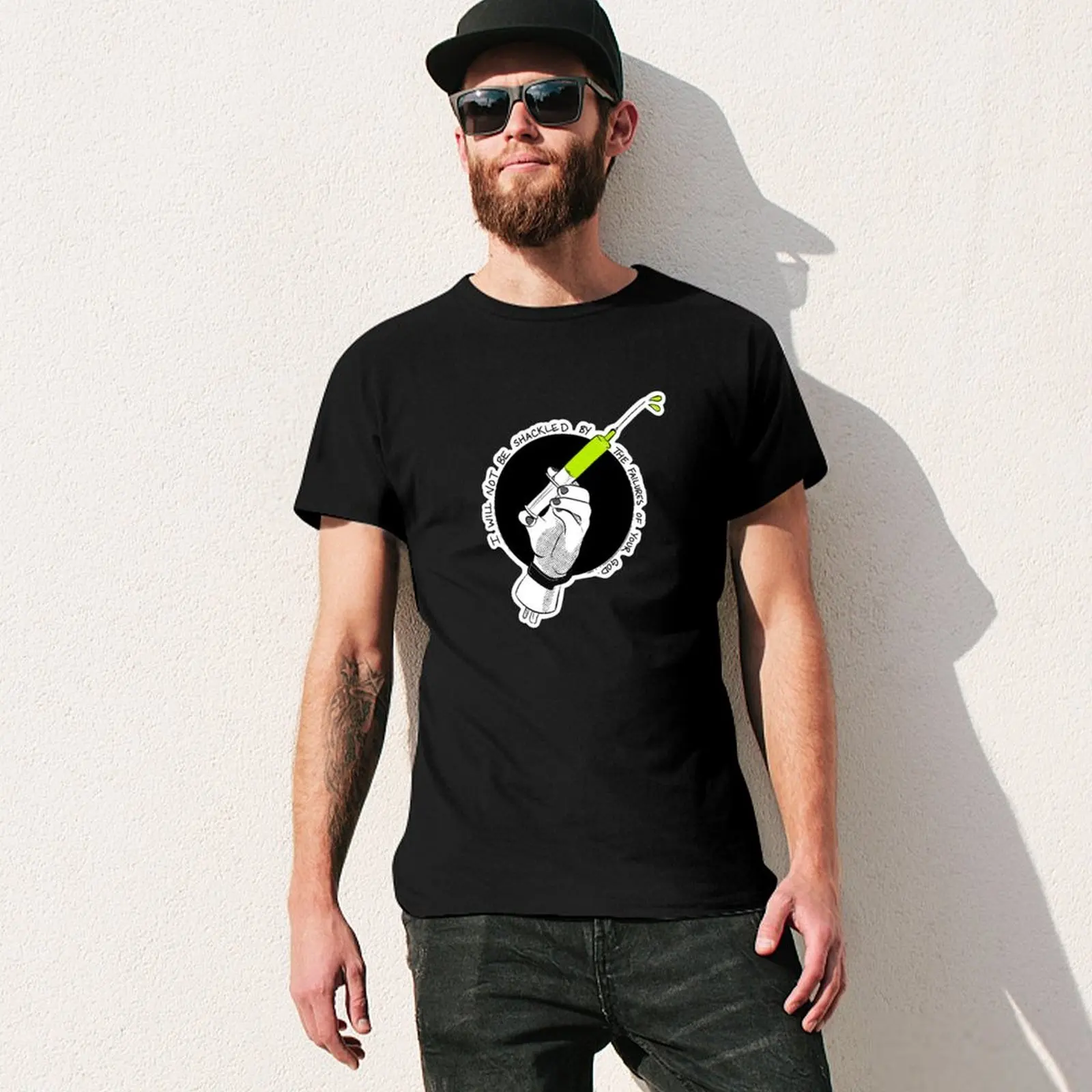 ReAnimator - God Complex T-Shirt Plus Size Solid Color T-Shirt view 3